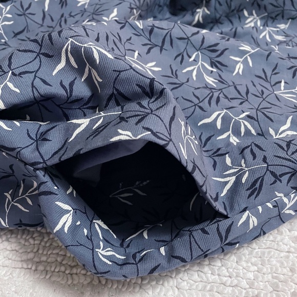 Final Price Drop- GAP Blue Floral Dress - Picture 5 of 8